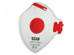 Scan Fold Flat Disposable Valved Disposable Mask FFP3 Protection(3) £10.19